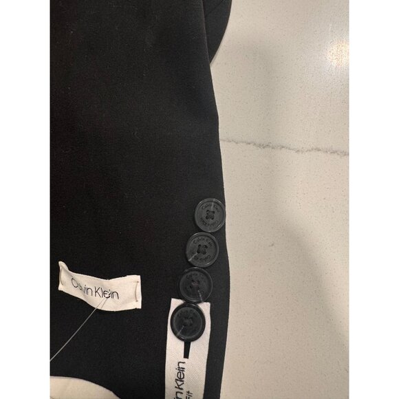 Calvin Klein Boys Black Blazer Jacket Size 12Polyester/Rayon Blend - Picture 4 of 10